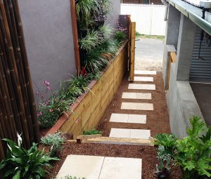 Treated pine retaining wall2