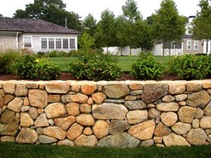 dry stacked wall joyce landscaping